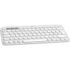 Teclado Logitech Pebble Keys 2 K380s universal RF Wireless Bluetooth QWERTY dinamarquês finlandês norueguês sueco branco