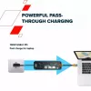 Canyon DS-13 CNS-TDS13 hub USB-C 7 em 1, HDMI 4K, 3x USB 3.0, USB-C PD 100W, leitor SD/microSD, Space Grey transparente