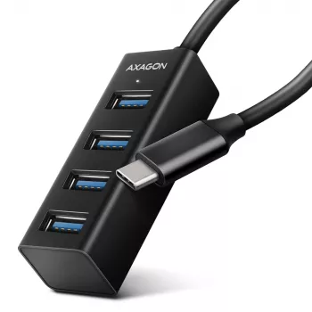 Hub USB-C 3.2 Gen 1 metálico mini AXAGON HUE-M1C