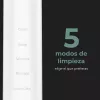 Escova de dentes sónica AENO DB5 branca 5 modos carregamento sem fios