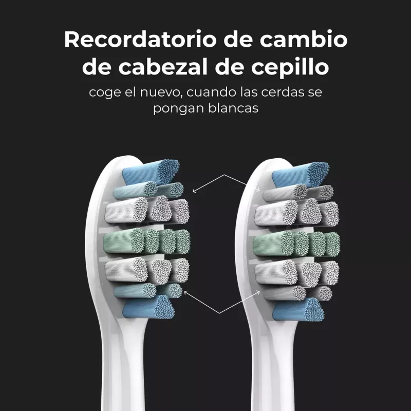 Escova de dentes sónica AENO DB5 branca 5 modos carregamento sem fios