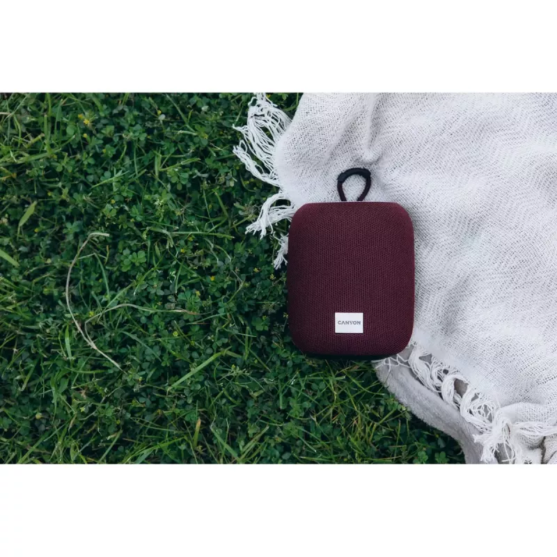 Canyon BSP-8 coluna Bluetooth portátil, 10 W, vermelho