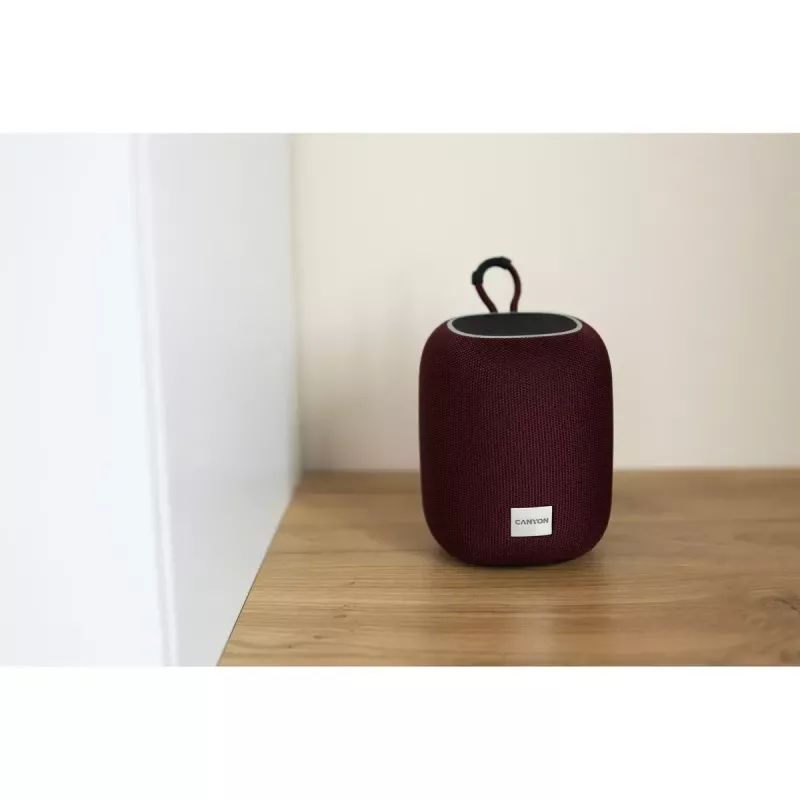 Canyon BSP-8 coluna Bluetooth portátil, 10 W, vermelho