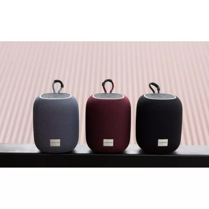 Canyon BSP-8 coluna Bluetooth portátil, 10 W, vermelho
