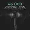 Escova de dentes elétrica sónica AENO DB2S preta 4 modos 46000rpm
