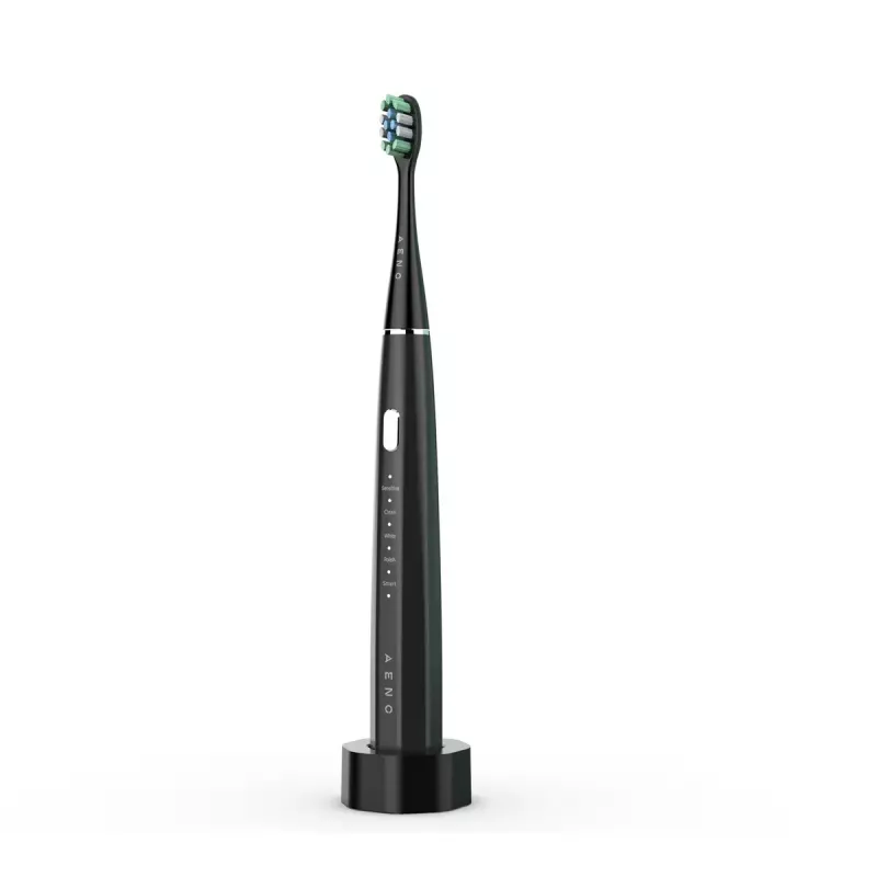 Escova de dentes elétrica sónica AENO DB2S preta 4 modos 46000rpm