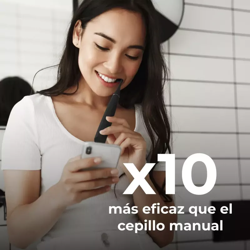 Escova de dentes elétrica sónica AENO DB2S preta 4 modos 46000rpm