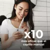 Escova de dentes sónica AENO DB1S branca 4 modos 46000 rpm