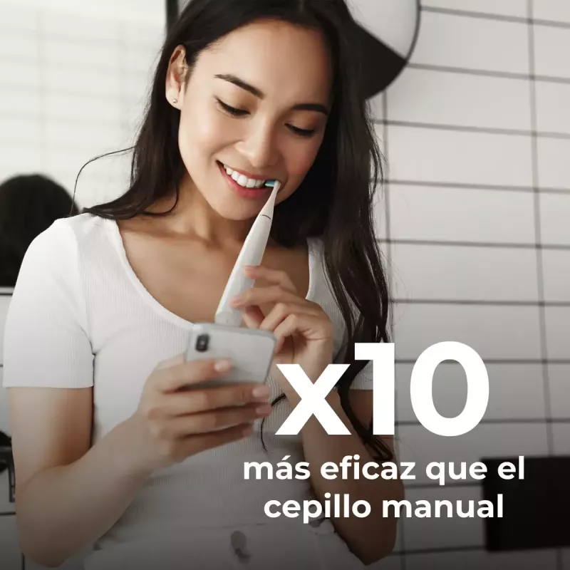 Escova de dentes sónica AENO DB1S branca 4 modos 46000 rpm