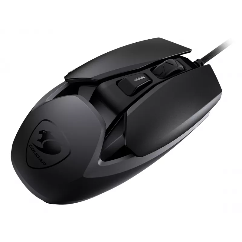 Rato COUGAR Gaming AirBlader, com fio, preto, ótico, USB Type-A, 16000 DPI, preto