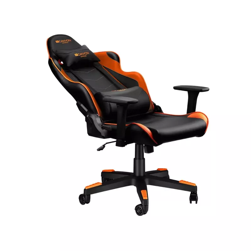 Cadeira gaming para PC Canyon Deimos CND-SGCH4 Preto Laranja