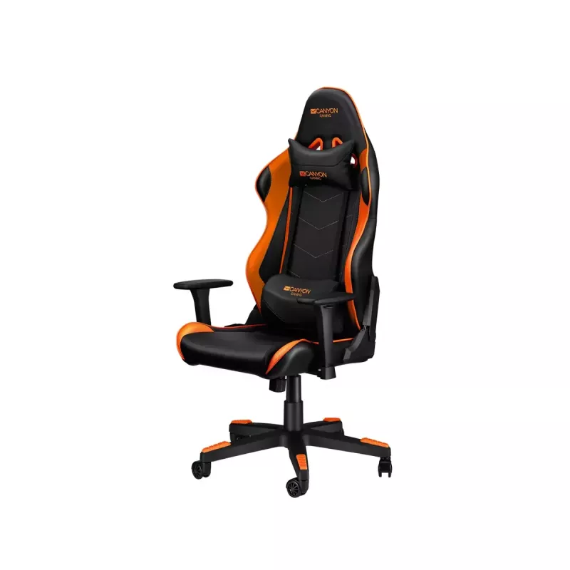 Cadeira gaming para PC Canyon Deimos CND-SGCH4 Preto Laranja
