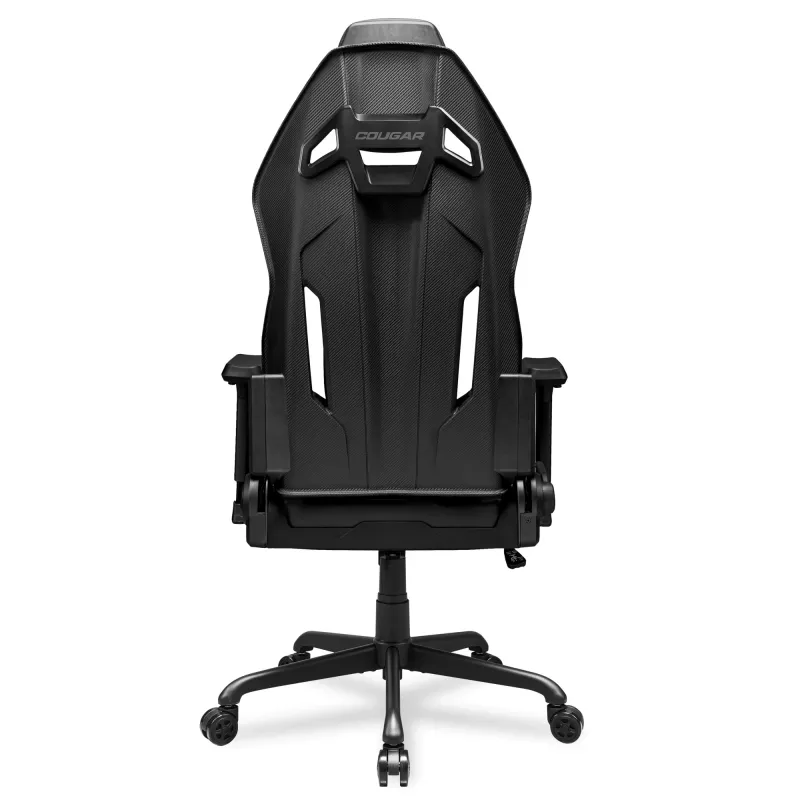 Cadeira para jogos COUGAR HOTROD CGR-ARX-BLB, couro sintético, apoios de braços 3D, até 136 kg, preta