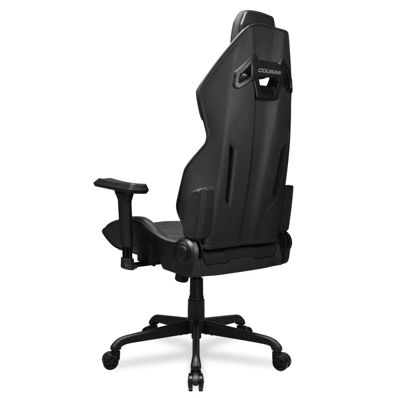 Cadeira para jogos COUGAR HOTROD CGR-ARX-BLB, couro sintético, apoios de braços 3D, até 136 kg, preta