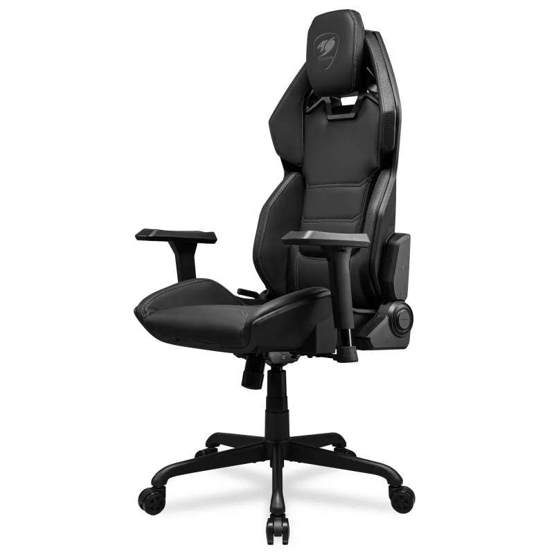 Cadeira para jogos COUGAR HOTROD CGR-ARX-BLB, couro sintético, apoios de braços 3D, até 136 kg, preta