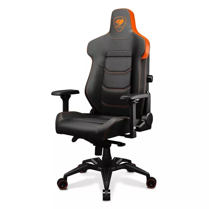 Cadeira gaming universal COUGAR Armor Evo CGR-EVO assento acolchoado Preto, Laranja