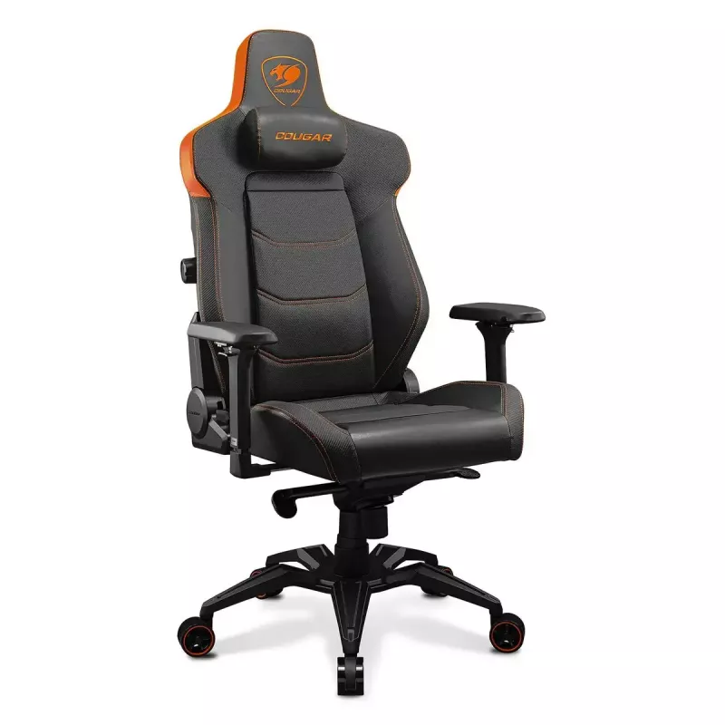 Cadeira gaming universal COUGAR Armor Evo CGR-EVO assento acolchoado Preto, Laranja
