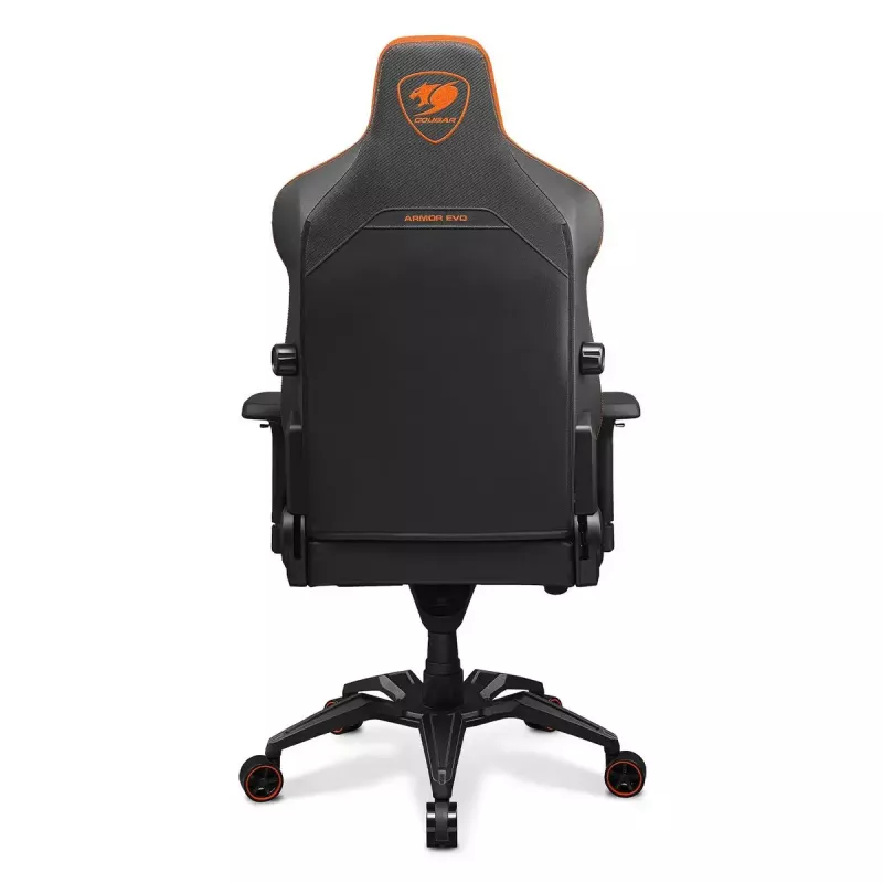 Cadeira gaming universal COUGAR Armor Evo CGR-EVO assento acolchoado Preto, Laranja