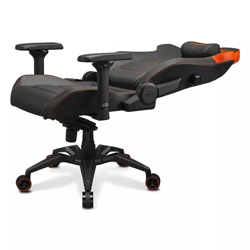 Cadeira gaming universal COUGAR Armor Evo CGR-EVO assento acolchoado Preto, Laranja