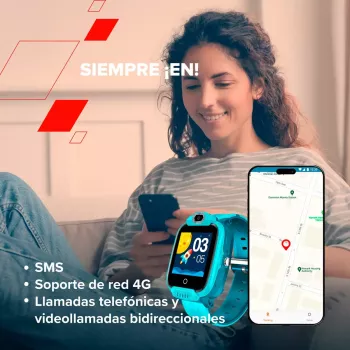 Smartwatch infantil Canyon Jondy KW-44 verde
