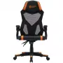 Cadeira gaming Canyon Flow MCH01 assento rígido Preto Laranja 120 kg