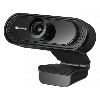 Webcam USB 1080P Sandberg Saver, 2 MP, 1920 x 1080 píxeis, Full HD, 30 fps, 1920x1080@30fps, 1080p