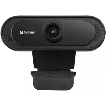 Webcam USB 1080P Sandberg Saver, 2 MP, 1920 x 1080 píxeis, Full HD, 30 fps, 1920x1080@30fps, 1080p