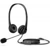 Headset USB estéreo HP G2, com fios, escritório/call center, 90 g, headset, Preto