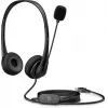 Headset USB estéreo HP G2, com fios, escritório/call center, 90 g, headset, Preto