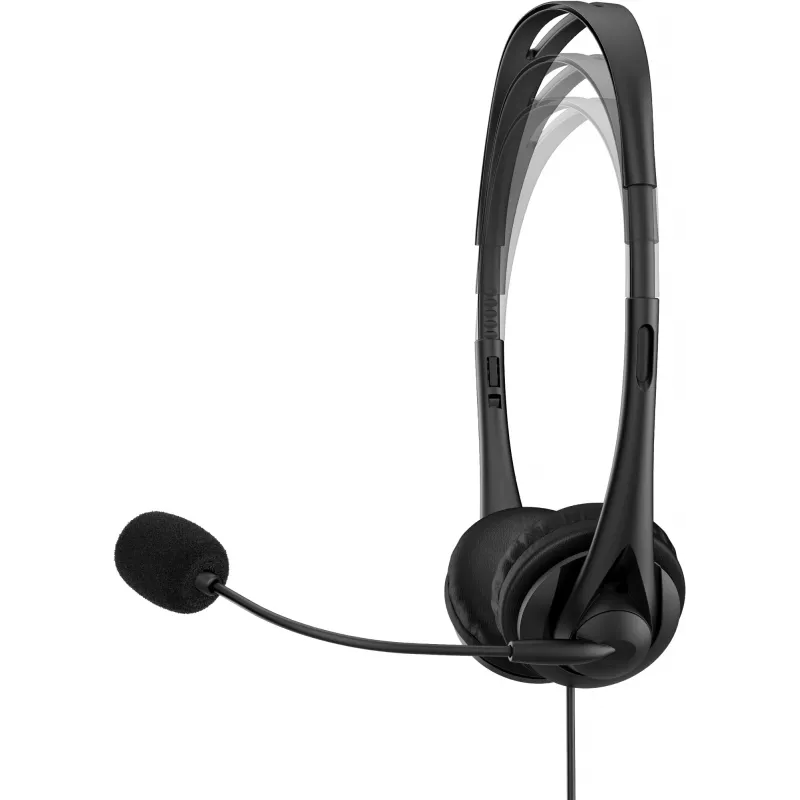 Headset USB estéreo HP G2, com fios, escritório/call center, 90 g, headset, Preto