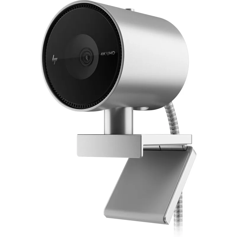 Webcam HP 950 4K, 3840 x 2160 píxeis, Full HD, 30 fps, 1x, Auto, Auto