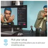 Webcam HP 950 4K, 3840 x 2160 píxeis, Full HD, 30 fps, 1x, Auto, Auto