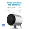 Webcam HP 950 4K, 3840 x 2160 píxeis, Full HD, 30 fps, 1x, Auto, Auto