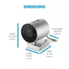 Webcam HP 950 4K, 3840 x 2160 píxeis, Full HD, 30 fps, 1x, Auto, Auto