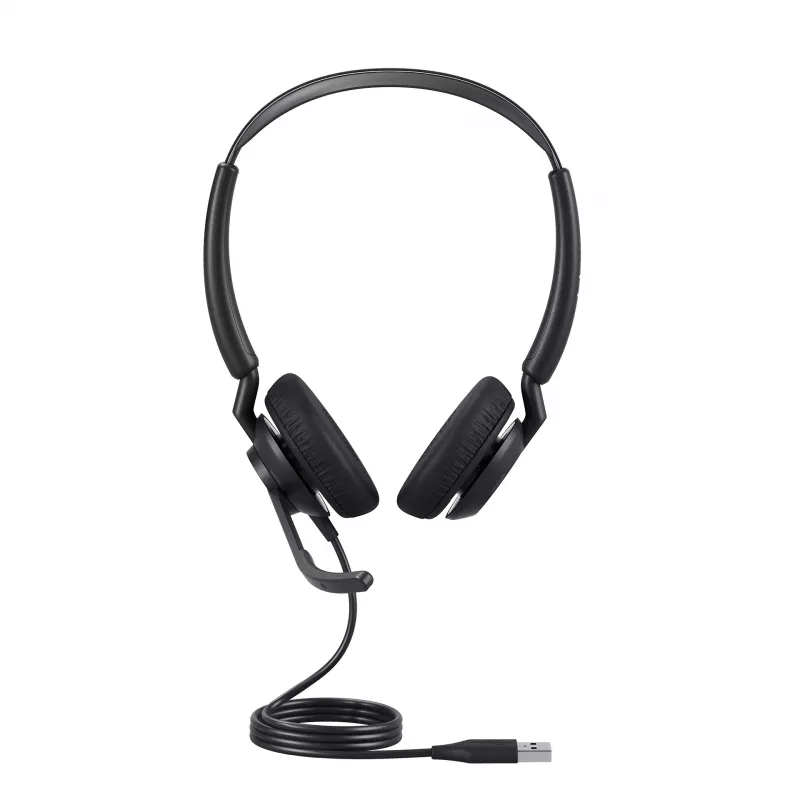 Jabra Engage 50 II - USB-A UC Stereo, com fios, escritório/call center, 65 g, headset, preto