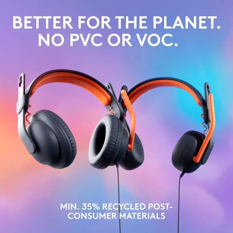 Headset Logitech Zone Learn On Ear 3,5 mm jack