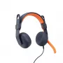 Headset Logitech Zone Learn On Ear 3,5 mm jack
