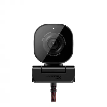 Webcam HyperX Vision S, preta, Windows 10, Windows 11, Mac OS X 10.10 Yosemite, MacOS, ChromeOS, 45 mm, 93,3 mm