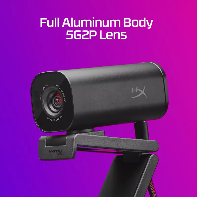 Câmara web HyperX Vision S 75X30AA, rotação/inclinação