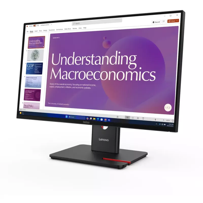Monitor Lenovo ThinkVision T24D-40 23,8 polegadas LCD Full HD 1920 x 1080