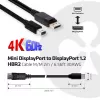 Cabo Club 3D CAC-2163 de Mini DisplayPort para DisplayPort 1.2 HBR2, macho/macho, 2 m (6,56 ft), 4K60Hz