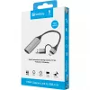 Sandberg HDMI Capture Link para USB-C/A, HDMI tipo A (Standard), USB Type-A + USB Type-C, conector fêmea, conector macho, reto, reto