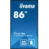 Ecrã de sinalética iiyama LH8664UHS-B2AG Digital Signage ecrã plano 2,17 m (85,6 polegadas) Wi-Fi 500 cd/m² 4K Ultra HD preto processador integrado Android 11 24/7