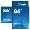 Ecrã de sinalética iiyama LH8664UHS-B2AG Digital Signage ecrã plano 2,17 m (85,6 polegadas) Wi-Fi 500 cd/m² 4K Ultra HD preto processador integrado Android 11 24/7