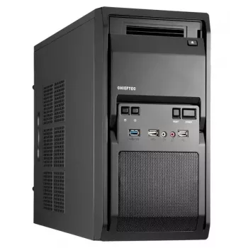 Caixa de computador Chieftec LT-01B-OP Mini Tower preta