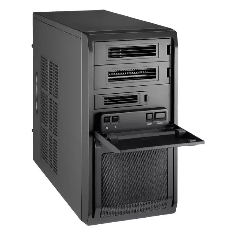 Caixa de computador Chieftec LT-01B-OP Mini Tower preta