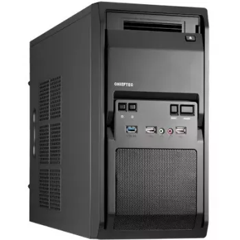 Caixa de computador Chieftec LT-01B-OP Mini Tower preta
