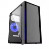 Caixa de computador Gembird CCC-FORNAX-960B Midi Tower preta