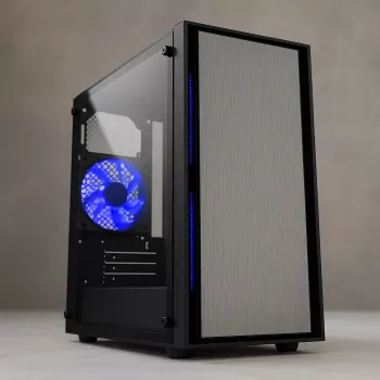 Caixa de computador Gembird CCC-FORNAX-960B Midi Tower preta