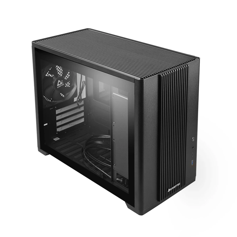 Caixa de computador Chieftec BX-10B-OP Tower preta